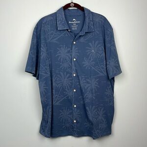 Tommy Bahama  large men’s button down pima cotton tropical casual vacation shirt